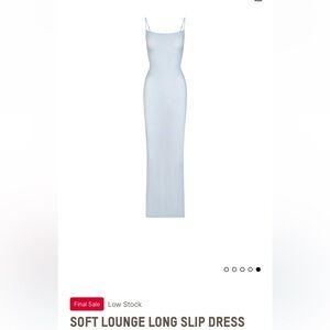 Skims Soft Lounge Long Slip dress